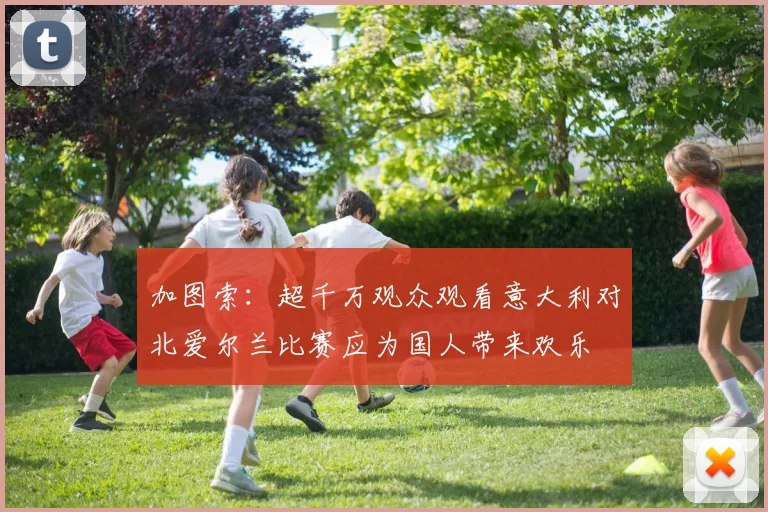 加图索:超千万观众观看意大利对北爱尔兰比赛应为国人带来欢乐